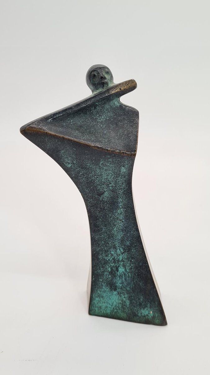 Ideen Bronze Figurine From Cleve Art Line, 1980s, Bronze photo vintage