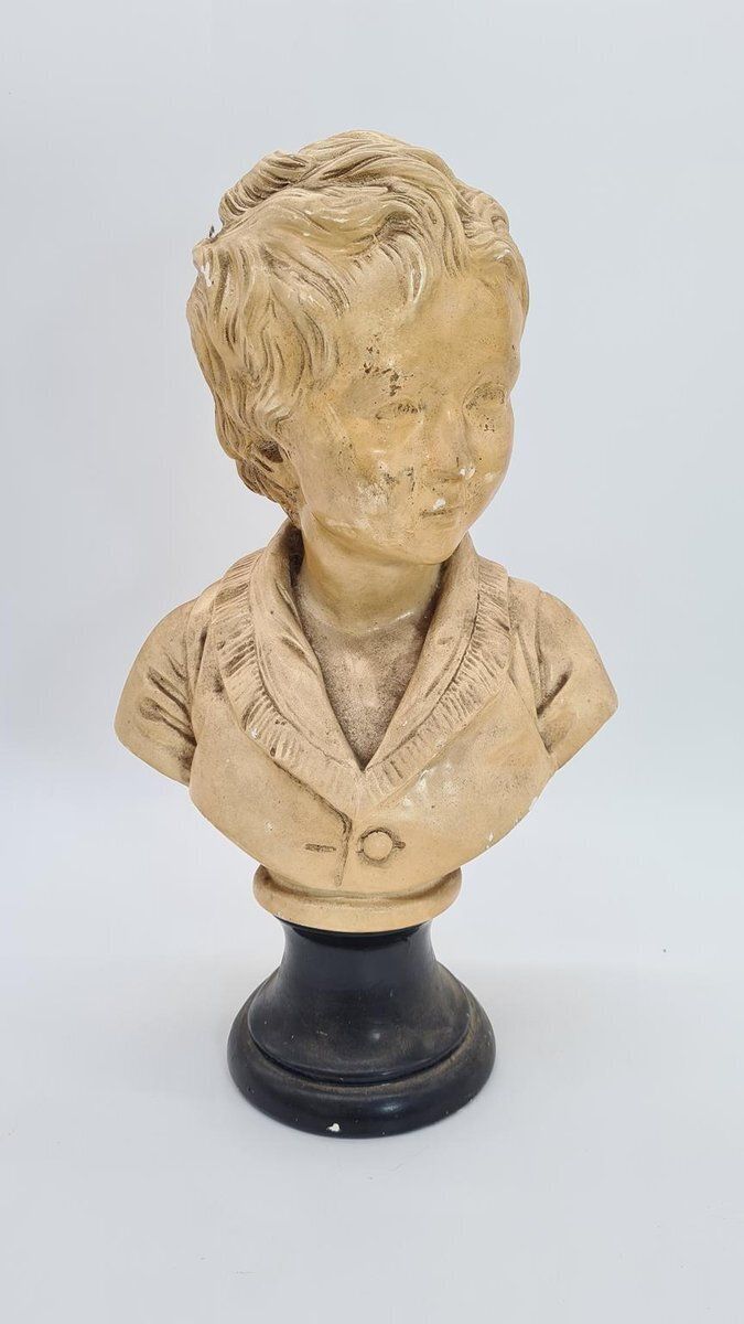 Bust Of Boy In Plaster, 1890s photo 246.0