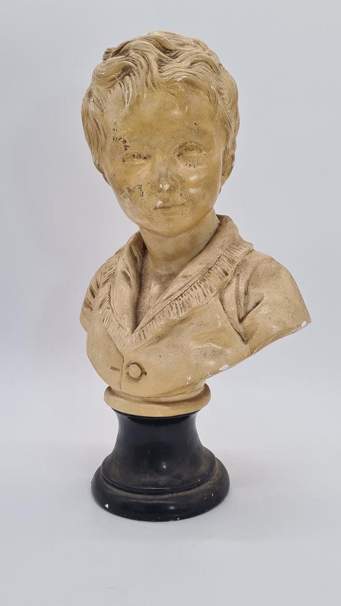 Bust Of Boy In Plaster, 1890s photo buy