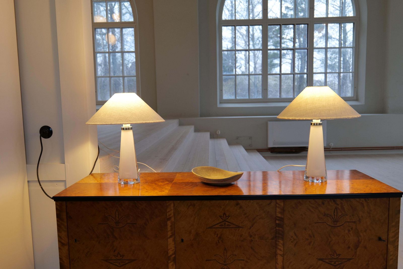 2092.0 Midcentury Table Lamps By Carl Fagerlund For Orrefors Sweden Rd, 1566 photo