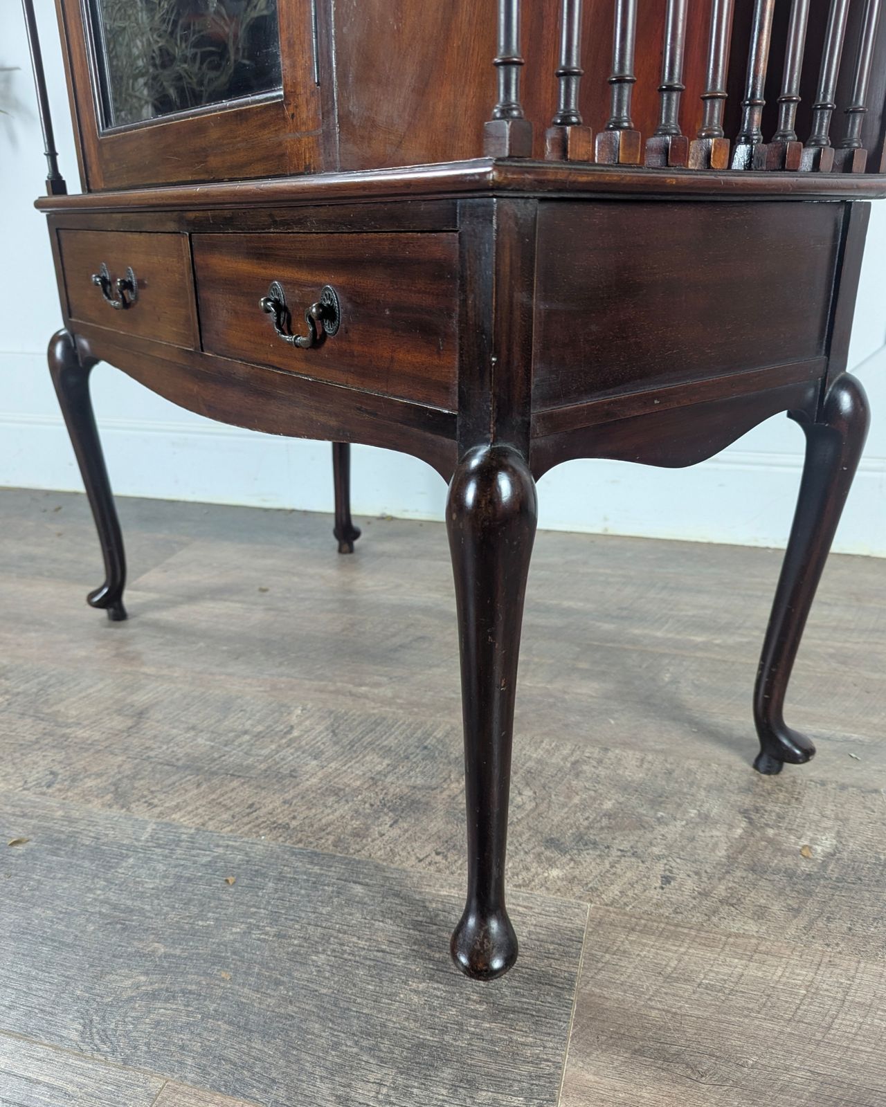 photo for sale Early 20th Century Mahogany Music Or Display Cabinet