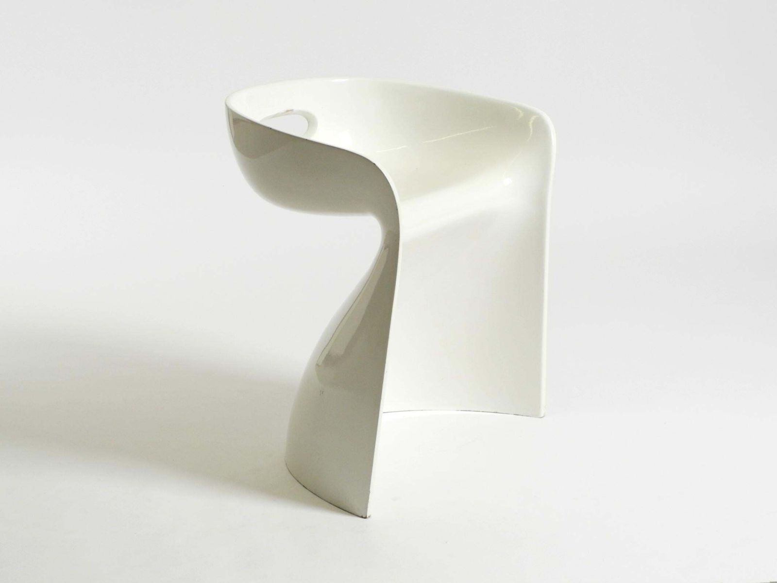 White Stool By Winfried Staeb From The 1970s For The Form + Life Collection photo 1201.0