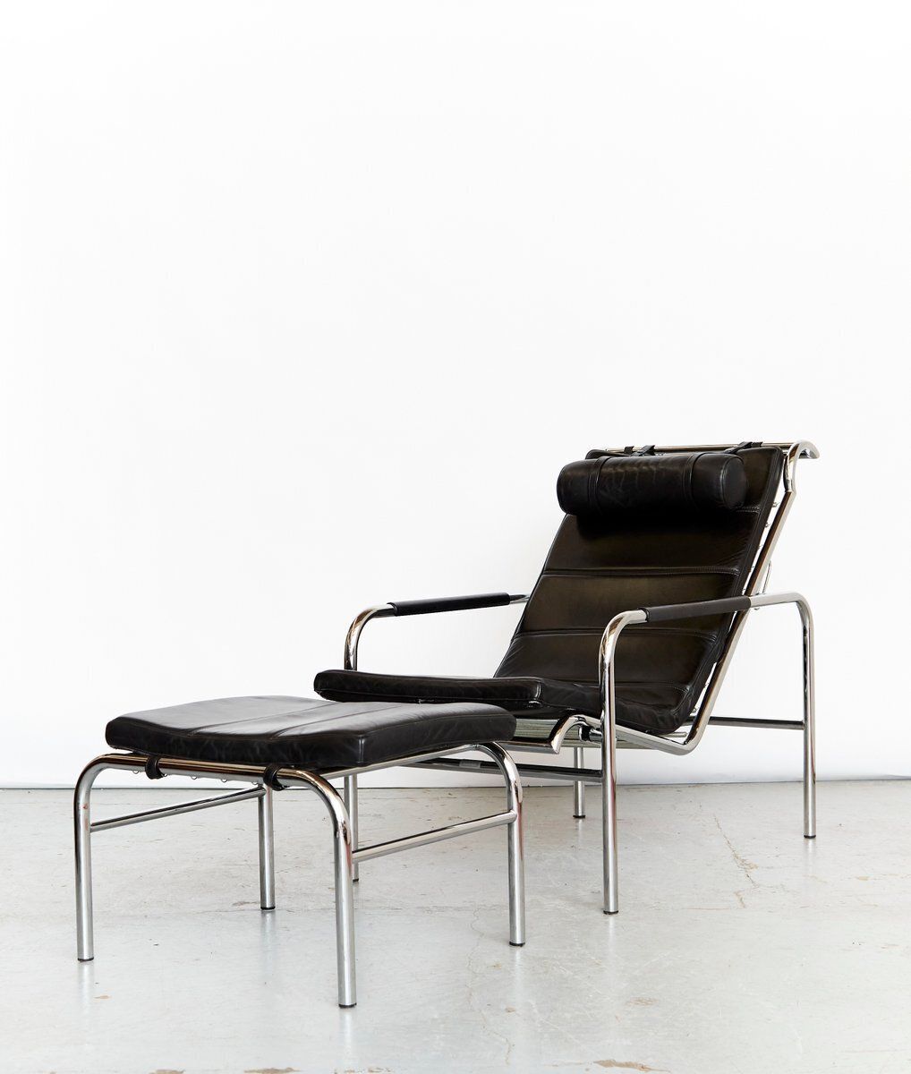 Genni Chaise Lounge & Ottoman By Gabriele Mucchi For Zanotta, 1970s