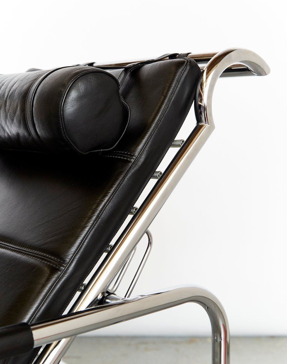 photo vintage Genni Chaise Lounge & Ottoman By Gabriele Mucchi For Zanotta, 1970s