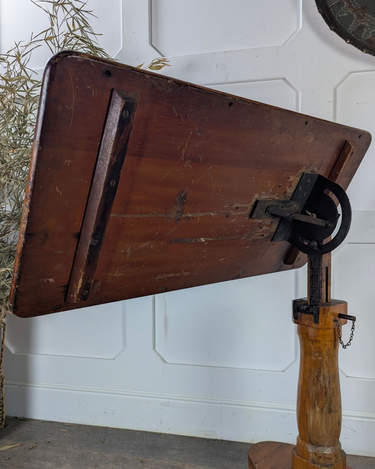 photo for sale Early 20th Century Adjustable Pine Reading Table / Lectern