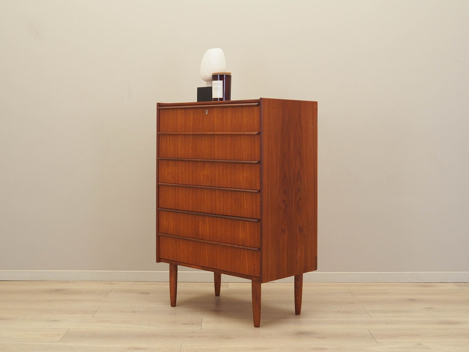 Teak Chest Of Drawers, Danish Design, 1970s, Production: Denmark photo for sale