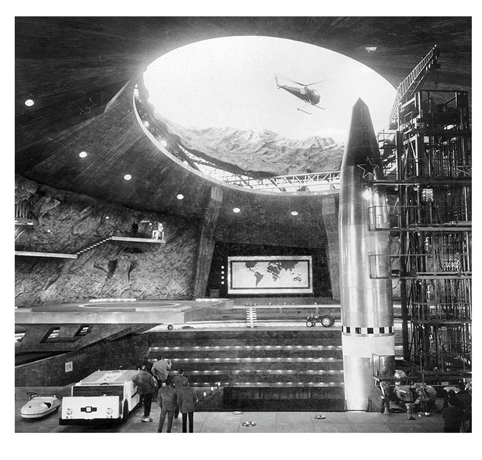 Spectre Hq   James Bond Thunderball Hollywood Movie Film Ken Adam Set Design