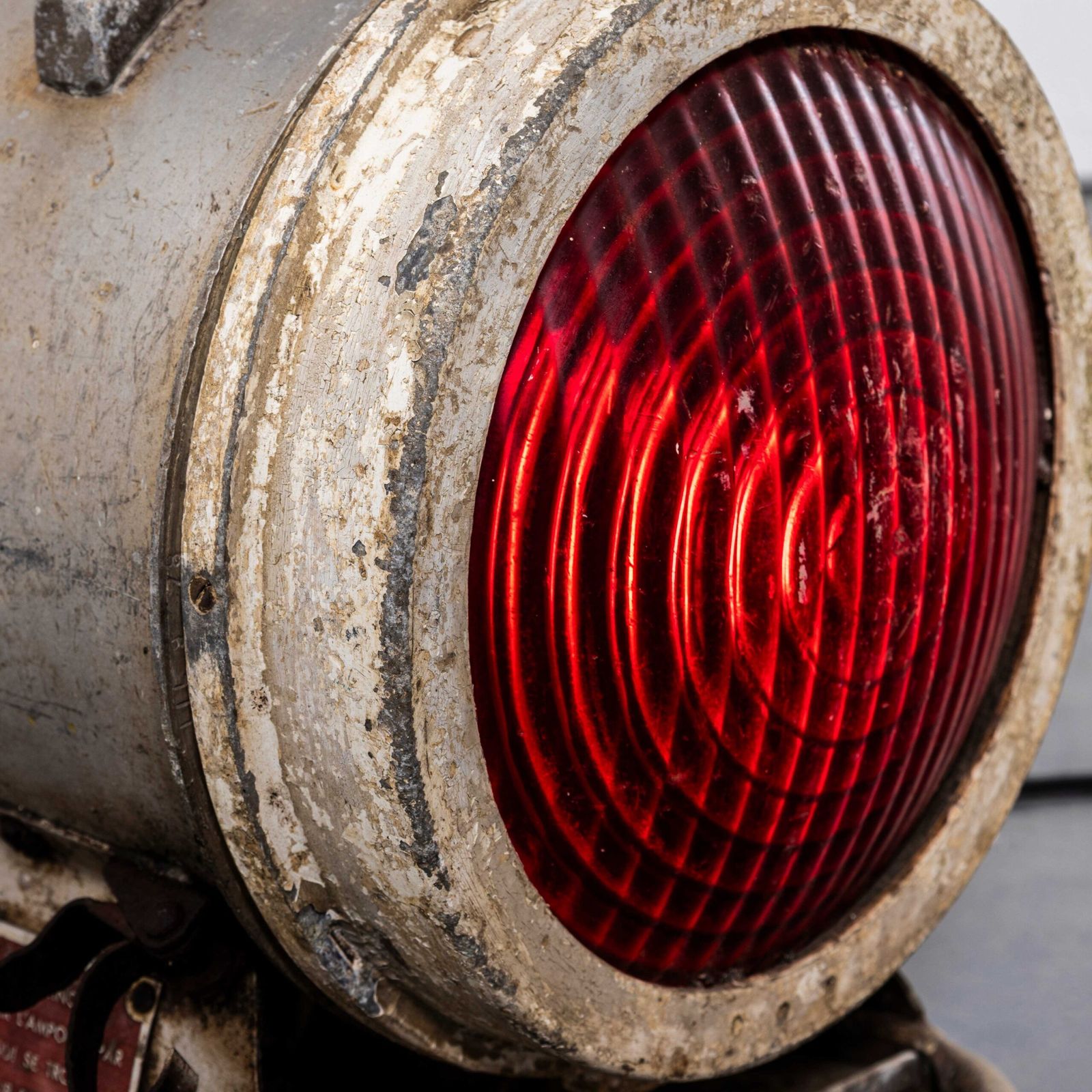 1950’s Original French Train Engineers Warning Lamps photo buy