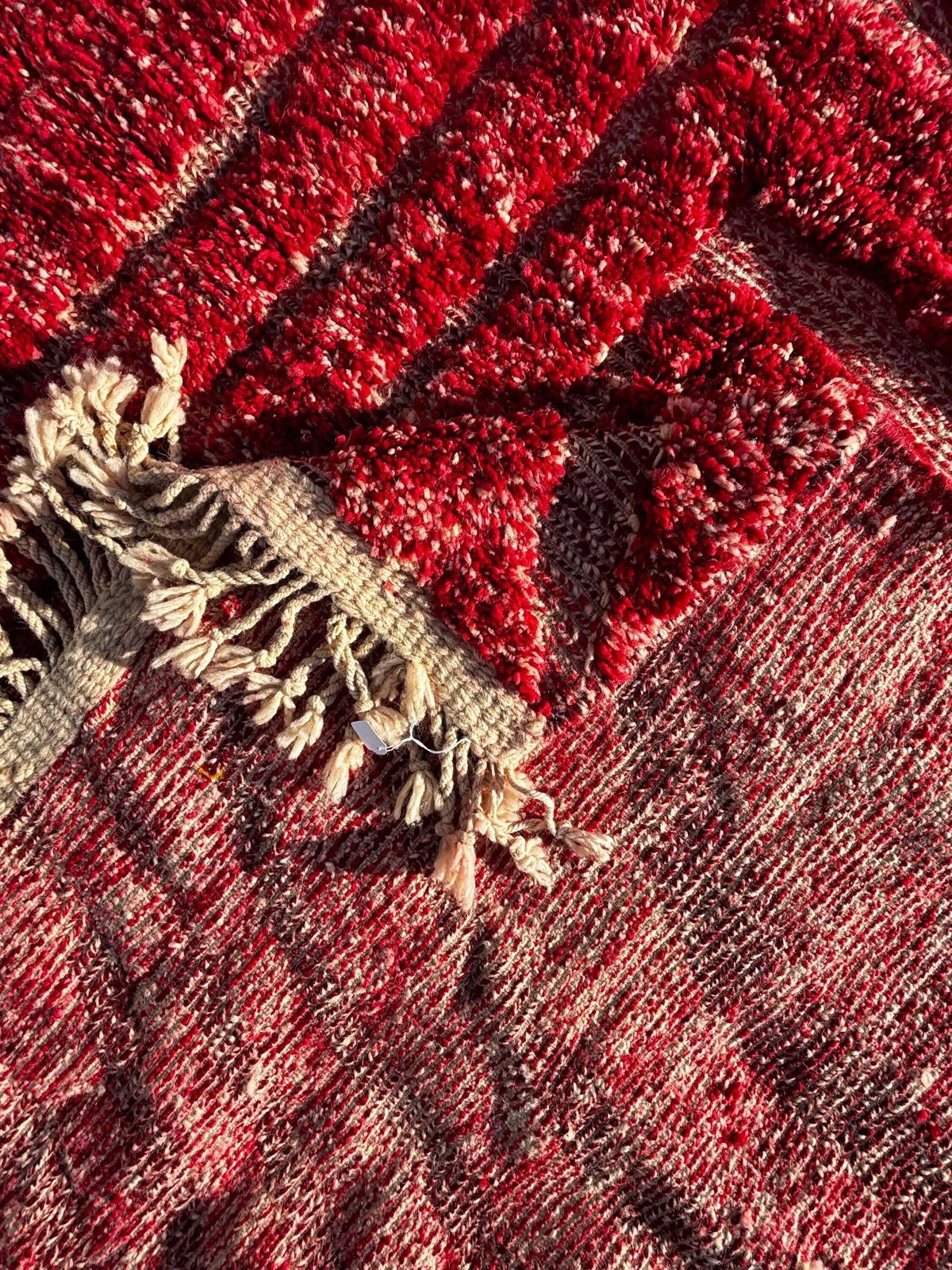 Moroccan Mrirt Wool Rug 200x300 Cm – Handmade Berber Area Rug – Luxury Thick Wool – New Rug photo for sale