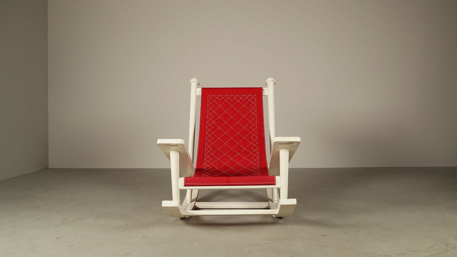 Gilles Sermadiras For Maison Et Jardin, “Deauville” Rocking Chair, France, 1950 photo 7031.0