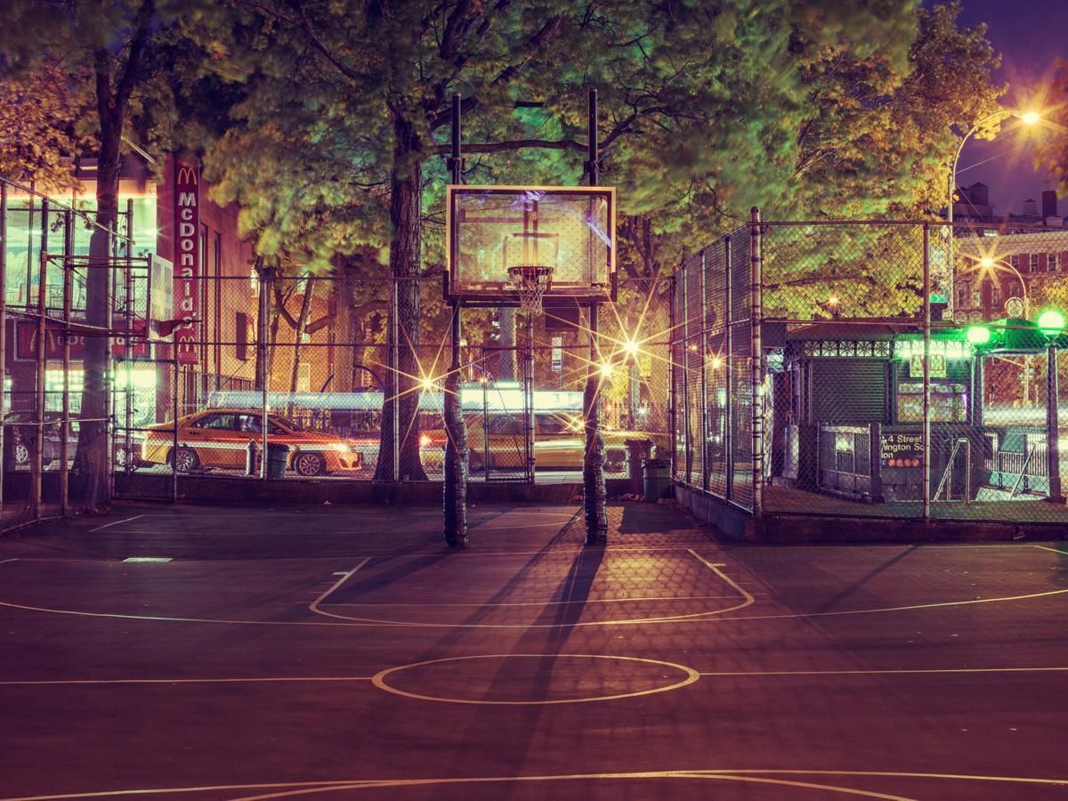 Franck Bohbotthis Game We Play #35, New York   Basketball Court New York City Landscape Urban
