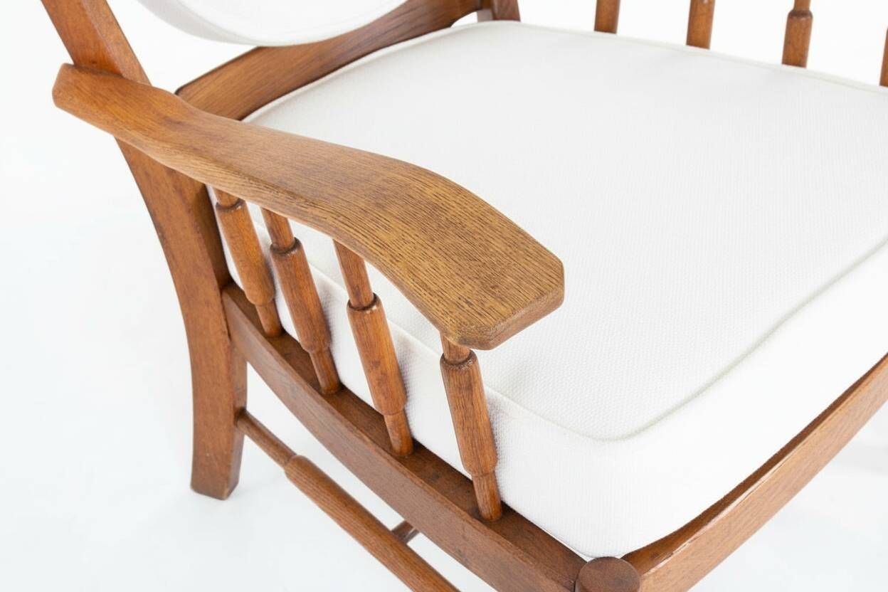 Pair Of Armchairs In The Style Of Guillerme And Chambron 1950. photo 2006.0