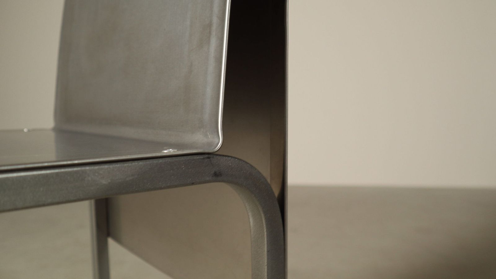 Set Of Six Postmodernist Stainless Steel Dining Chairs Dating From Around 1980 1990. photo vinterior