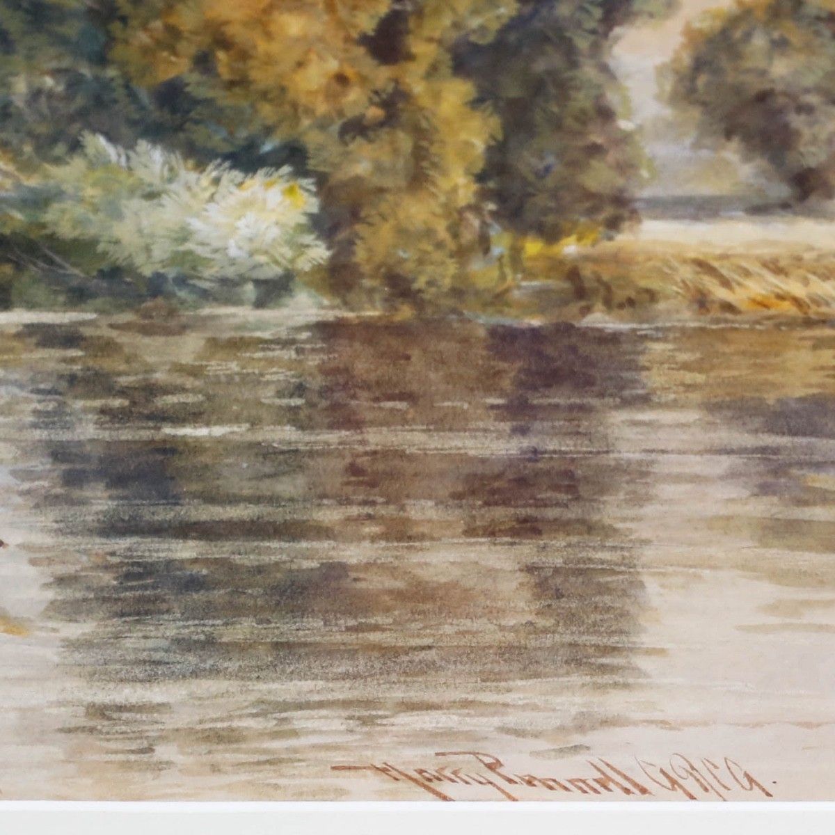 Harry Pennell (1879 1934) 20th Century Watercolour, The Thames Below Bray photo vinterior
