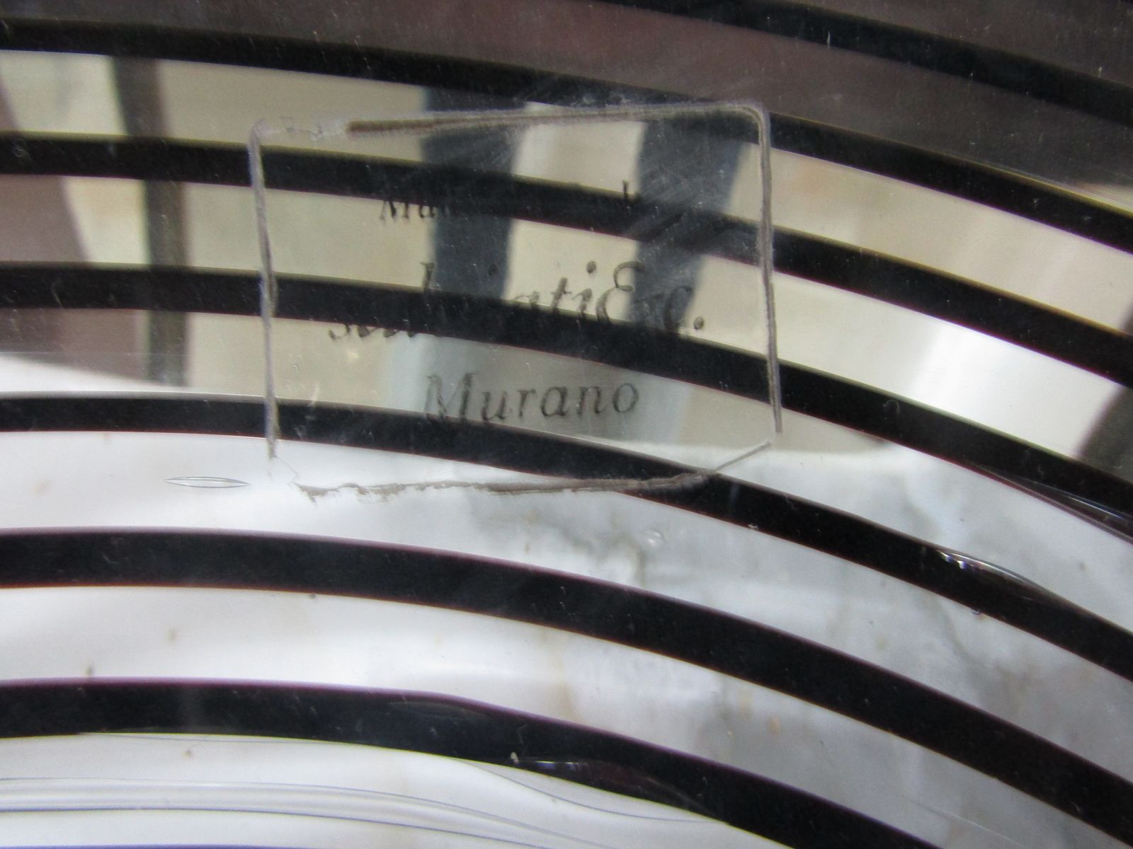Tray Murano Glass Salviati, 1970s photo furniture