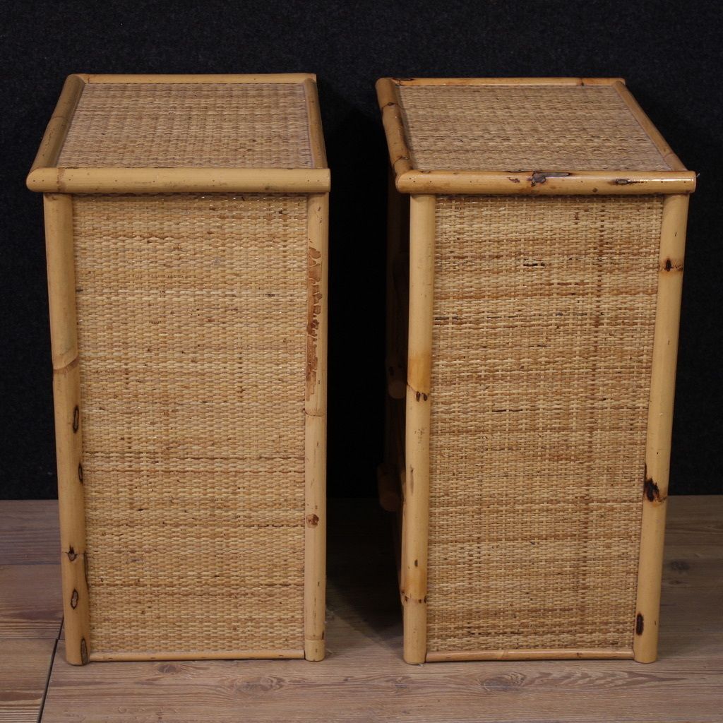 1400.0 Pair Of Italian Bedside Tables From The 1980s photo