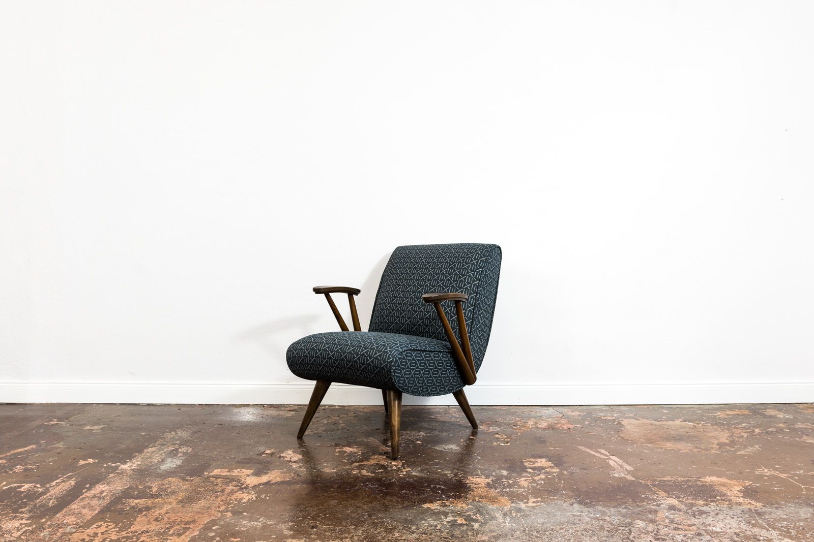 Mid Century Armchair "300 110" By Gfm, Poland, 1960s photo furniture