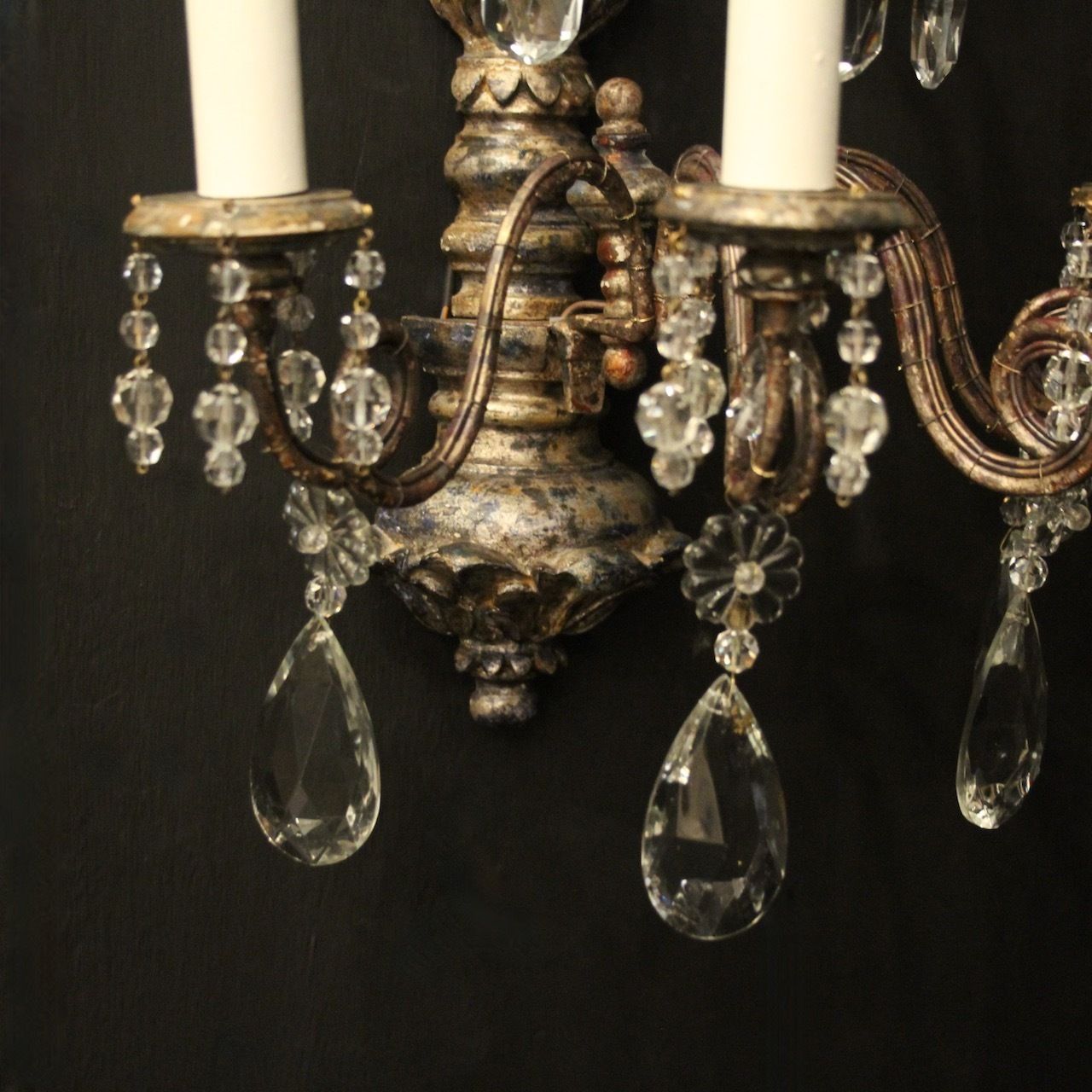 Italian Florentine 7 Light Giltwood Wall Lights photo Lighting