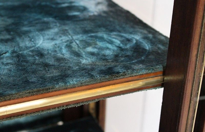 Furniture Vitrine 3 Faces Louis XVI, 19th Century photo