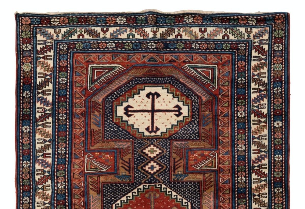 2.7x5.7 Ft Antique Shirvan Rug, East Caucasus, Ca 1890 photo furniture