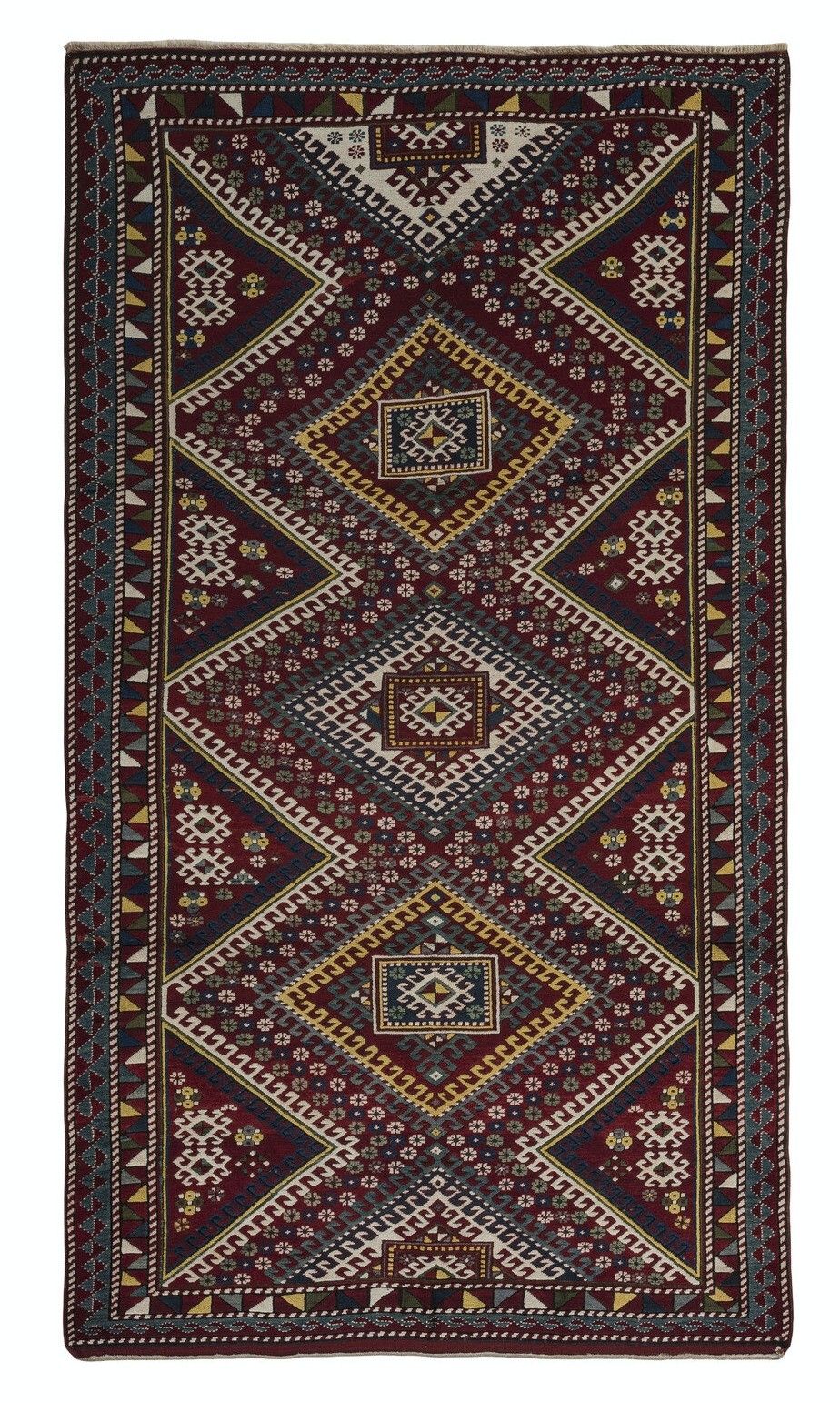 5.6x10.3 Ft Antique Kazak Rug, South Caucasus, Late 19th Century