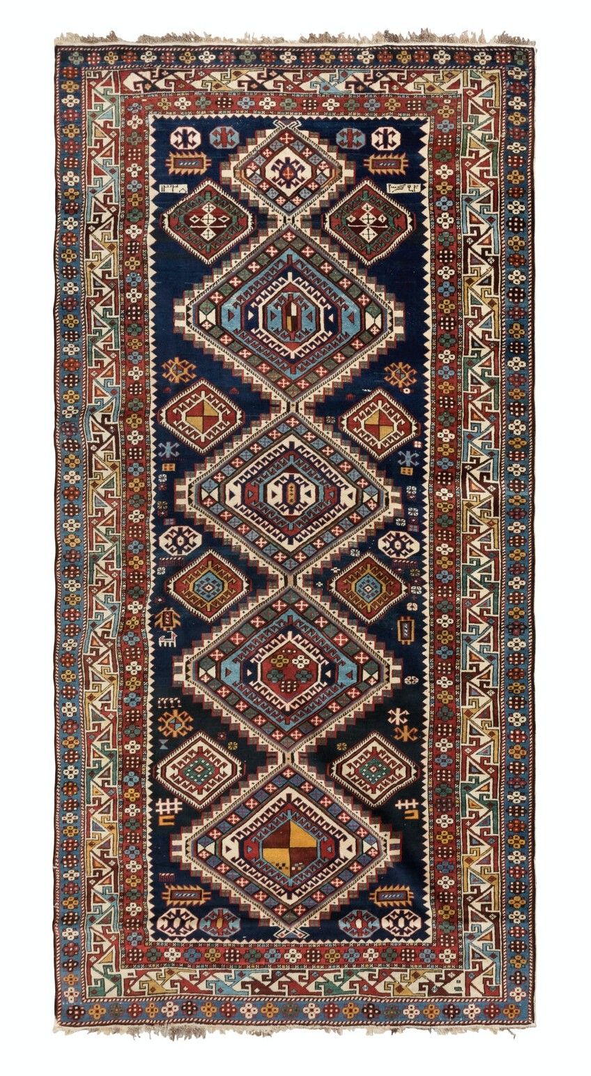 5x9 Ft Antique Shirvan Rug, East Caucasus, Late 19th Century