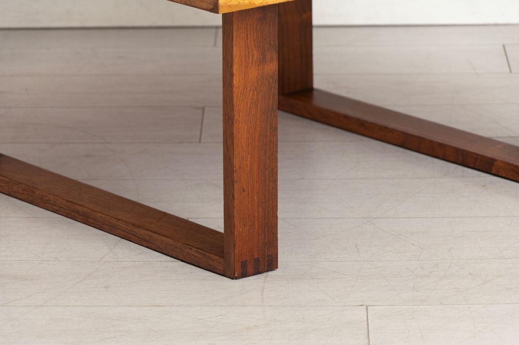 Danish Midcentury Chequered Rosewood Square Coffee Table By Poul Cadovius For France & Sons C.1965 photo buy