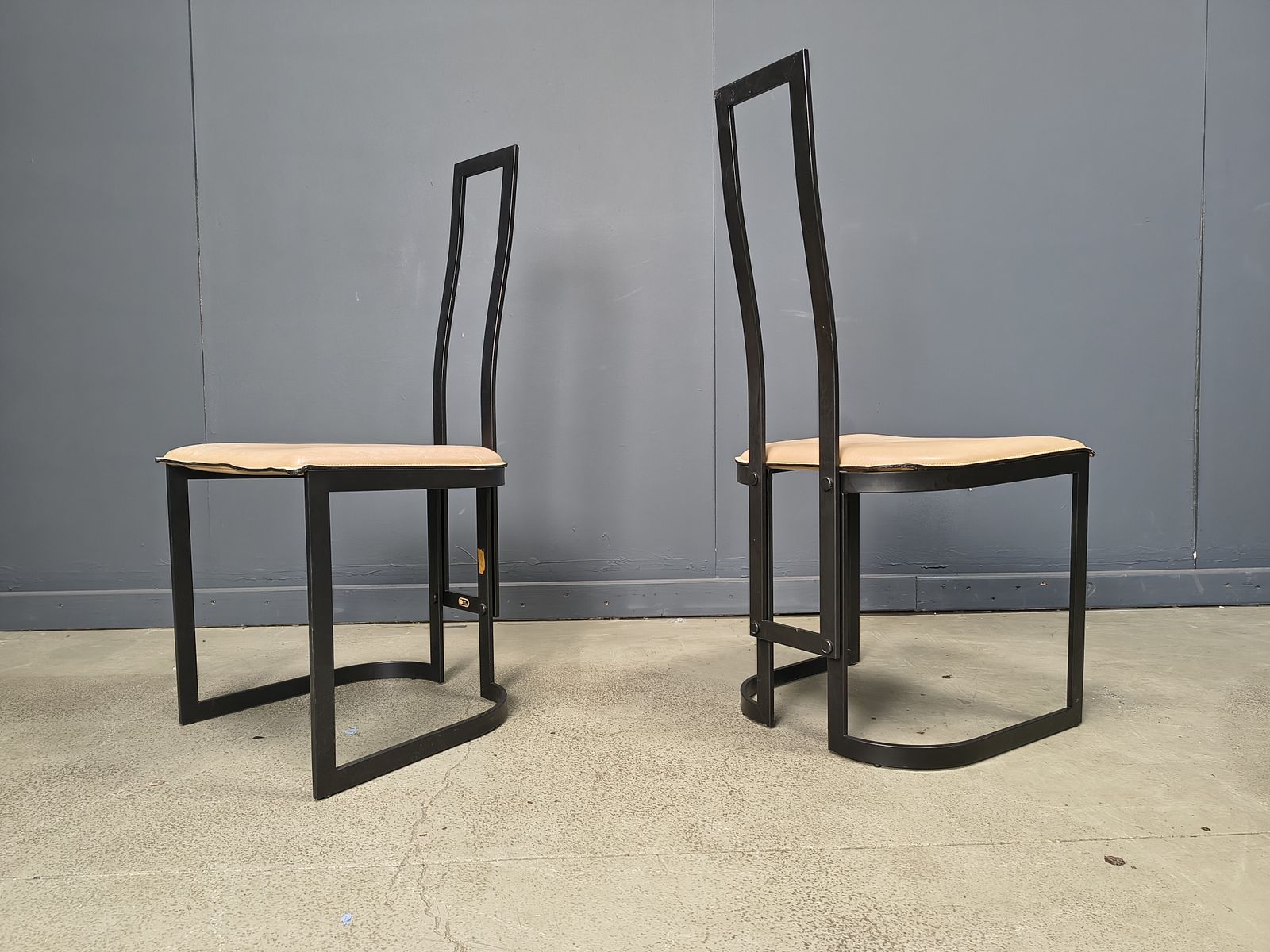 Gastone Rinaldi Postmodern  Dining Chairs For Thema Italy, 1980s   Set Of 6 photo vinterior
