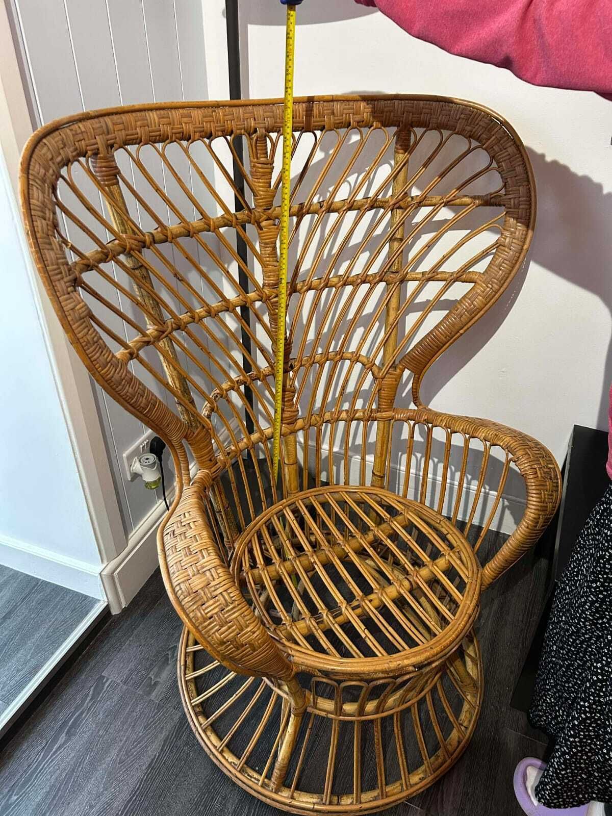 Gio Ponti 1950's Rattan Chair