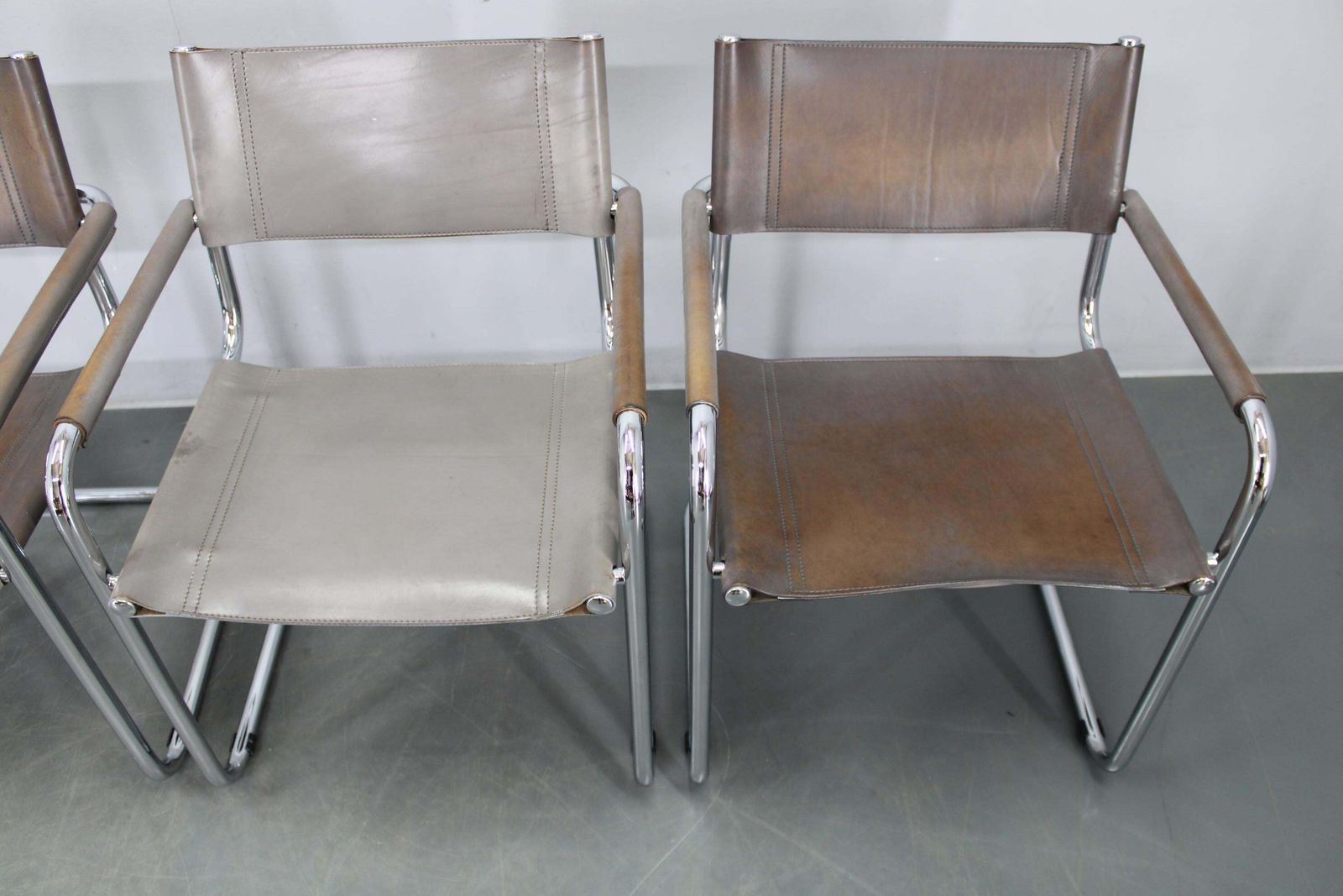 Set Of Four Bauhaus Cantilever Armchairs By Mart Stam, Italy photo Furniture