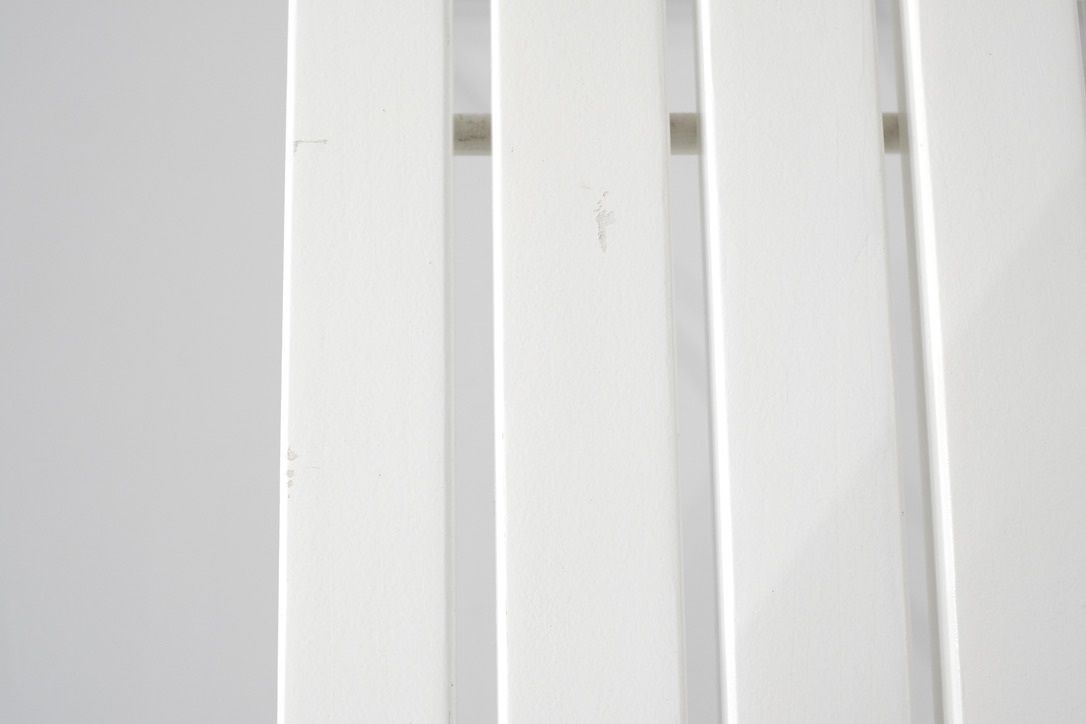 Furniture Bench " 400 " In White Wood By Harry Bertoia For Knoll International. photo