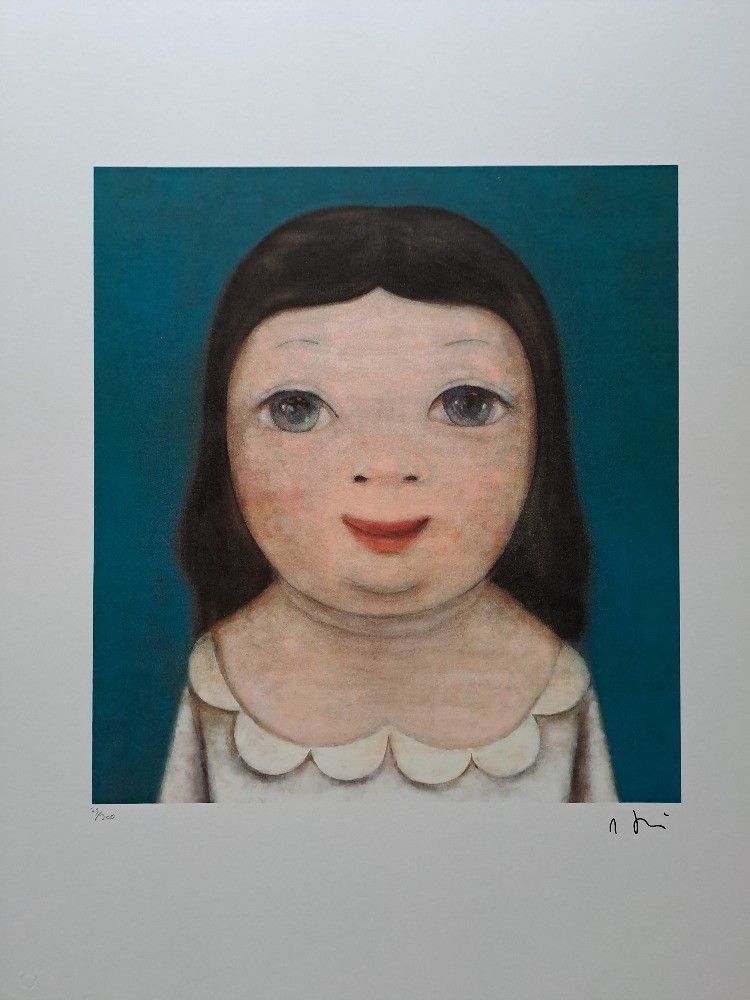 Nara Yoshitomo Signed Girl Certificate