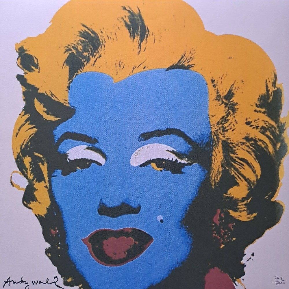 1980s Andy Warhol Signed Limited Edition Lithograph Marilyn Monroe
