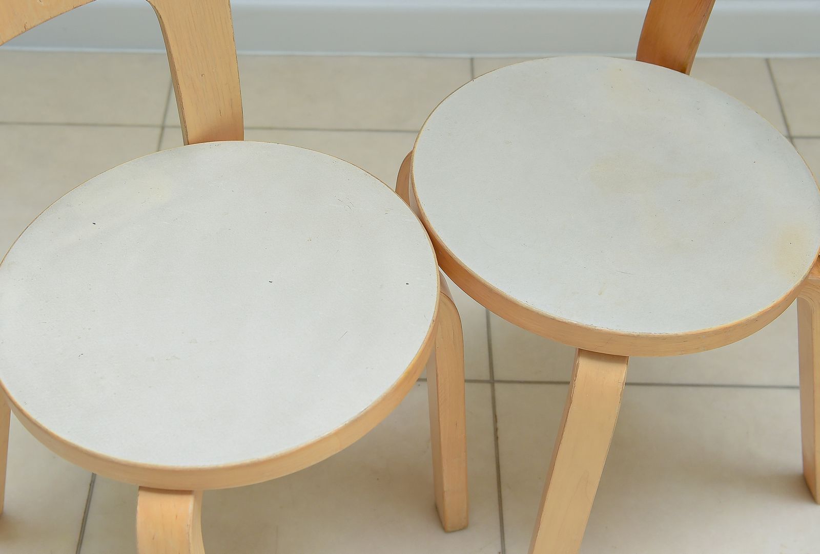 photo vinterior Pair Of Model 66 Chairs By Alvar Aalto For Artek, Finland