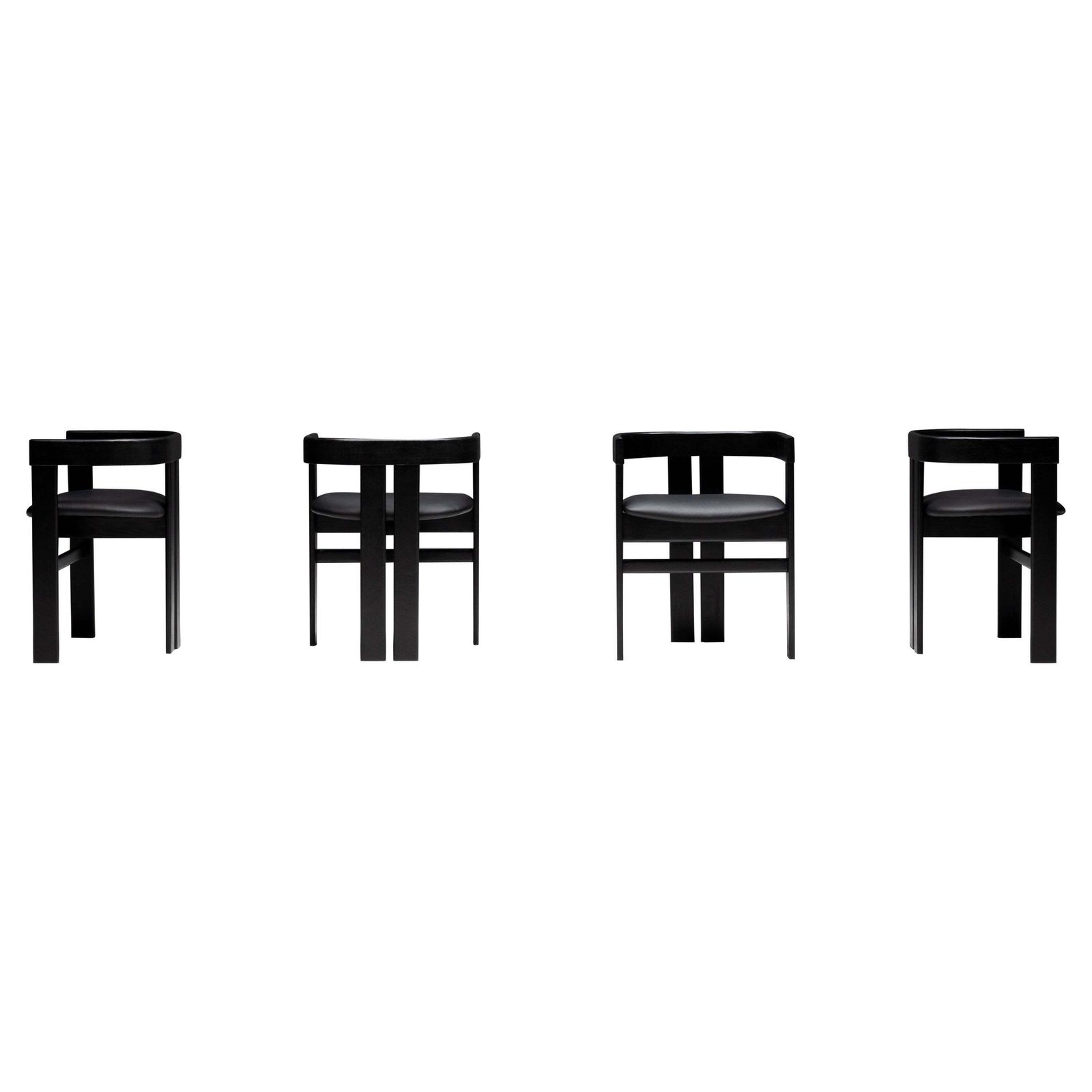 Pigreco Chairs By Tobia Scarpa For Tacchini, Italy, 1960s