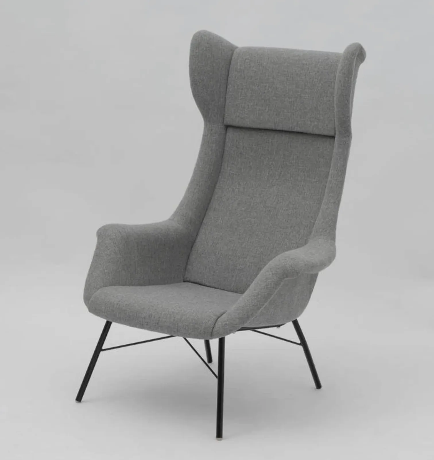 Pair Of 1960's Czech Miroslav Navratil Wingback Armchairs photo furniture
