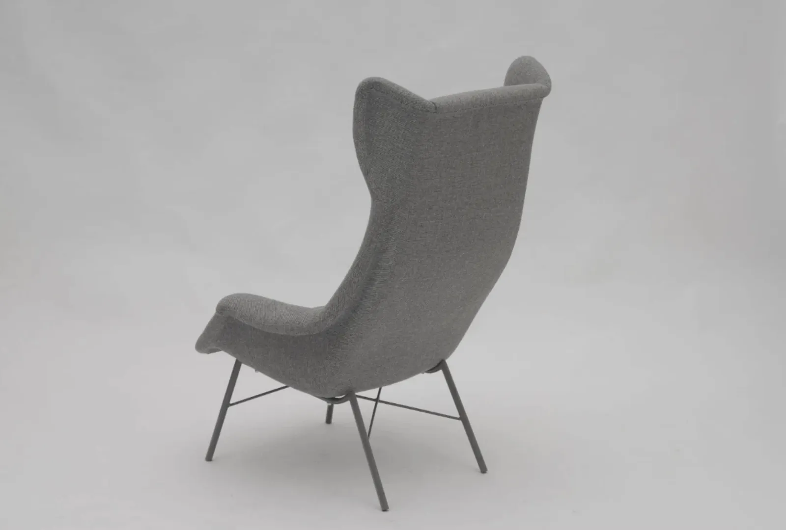 Pair Of 1960's Czech Miroslav Navratil Wingback Armchairs photo vintage