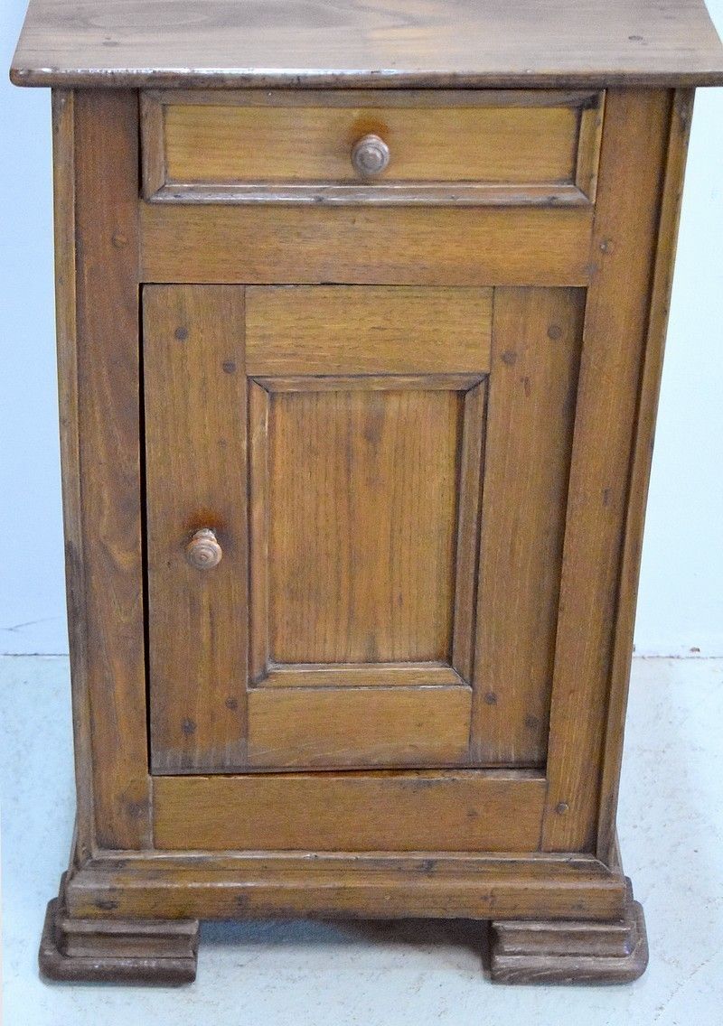 A Bedside Table In Oak 1900 photo Furniture