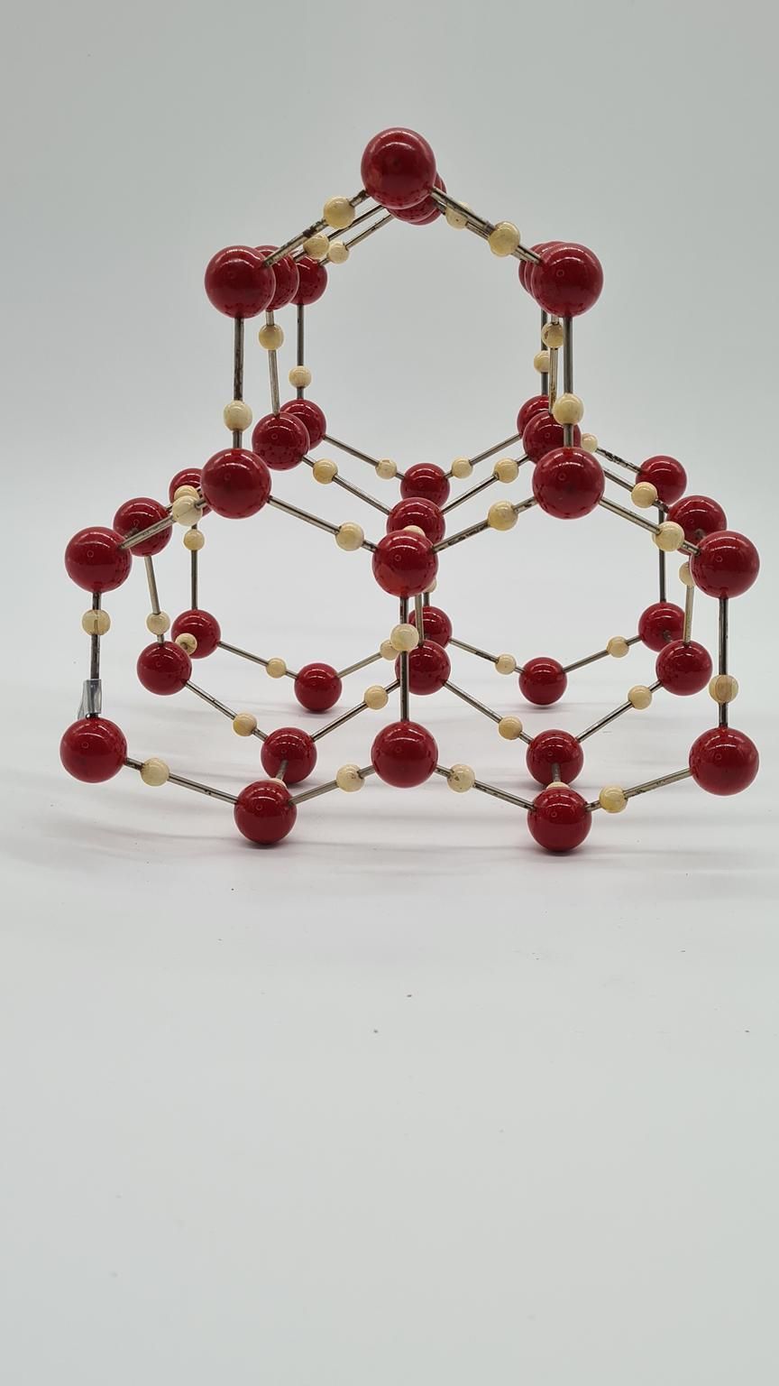 photo for sale Molecular Model Of Ice Crystal, Vintage, Mid Century, Czechoslovakia, 1950s.