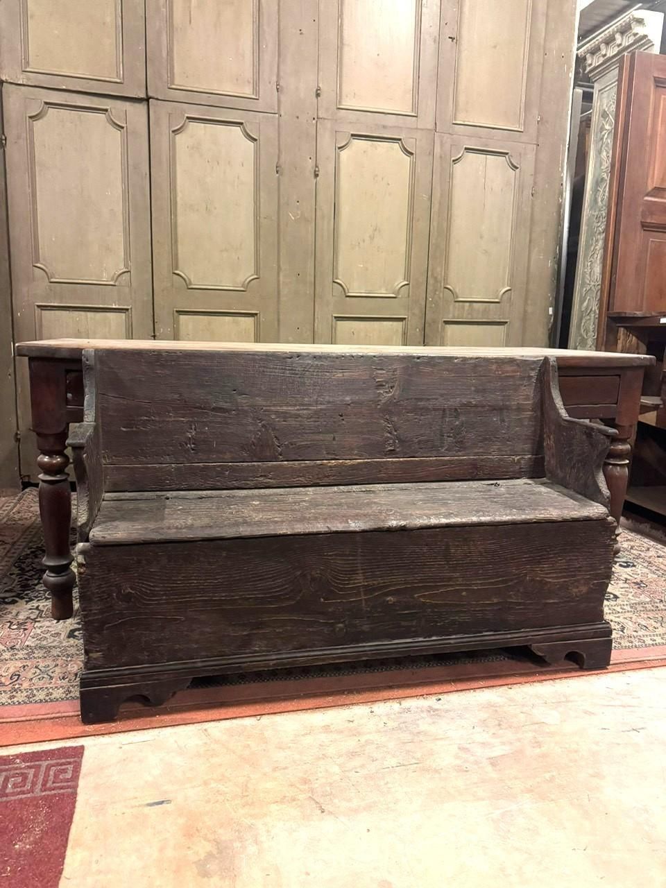 Solid Wood Chest, Opening Seat, Italy photo furniture
