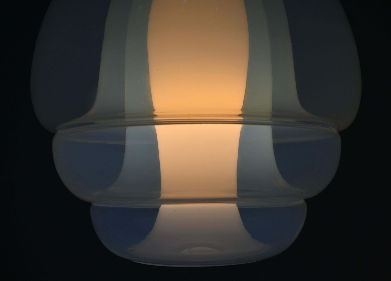 photo for sale Ls 134 Medusa Glass Hanging Lamp By Carlo Nason For Mazzega, 1960s