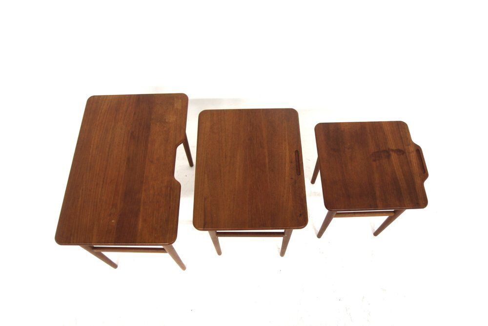 Nesting Tables In Rosewood, Denmark, 1960s, Set Of 3 photo Furniture