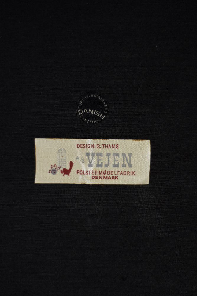 Mid Century Modern Deense Fauteuil In Zwart Leer Door Georg Thams Voor A/S Vejen Polstermøbelfabrik, Jaren 1960 photo vinterior