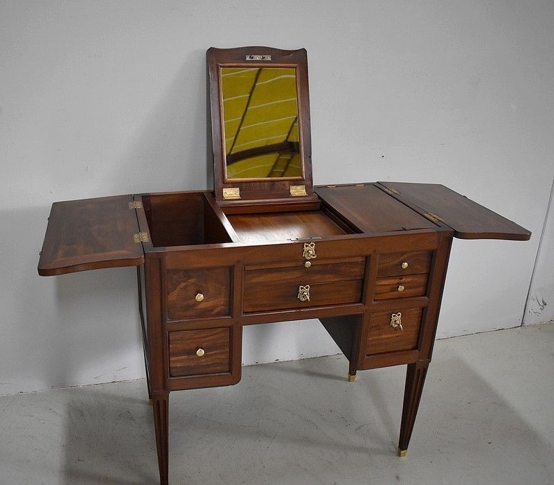 Dresser Louis XVI For Men In Mahogany 18th Century photo Furniture