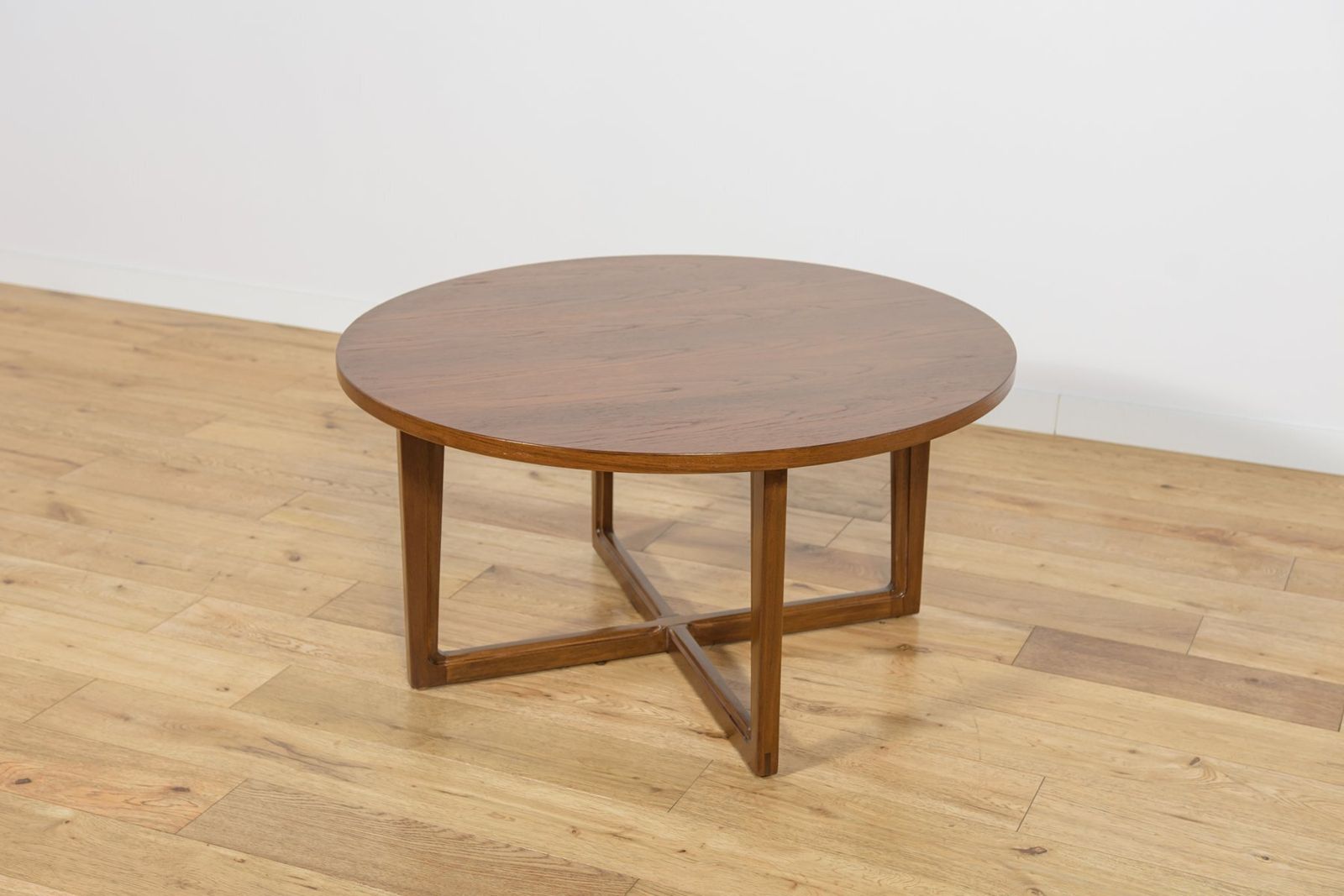 Mid Century Round Teak Coffee Table From Remploy, United Kingdom, 1970s