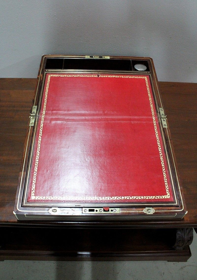 photo furniture Writing Case Marine, 19th Century
