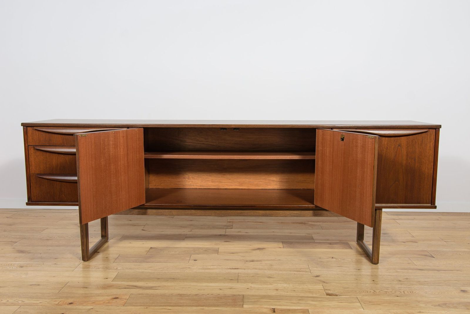 2313.0 Mid Century Modern English Teak Sideboard From Stonehill, 1960s photo
