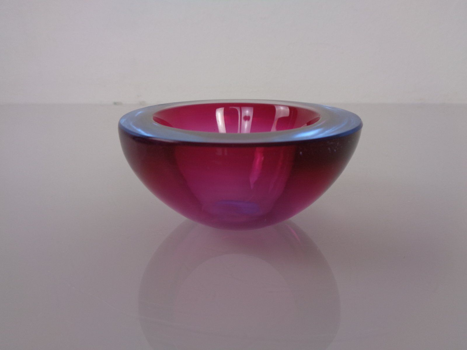 Sommerso Murano Glass Ashtray, Italy, 1960s photo Home Decor