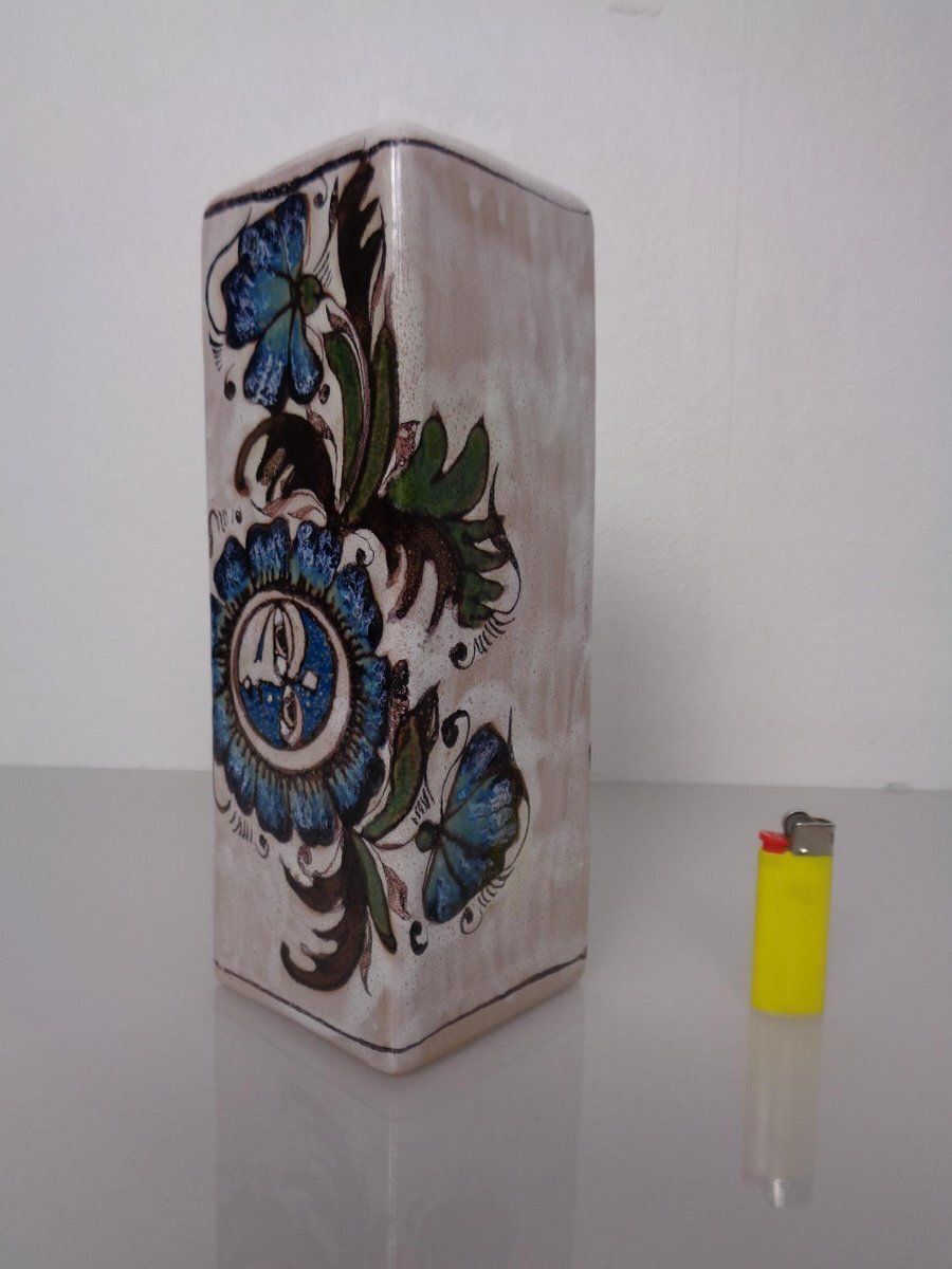 Studio Ceramic Vase By Elio Schiavon For Erhart, Italy, 1970s photo Home Decor