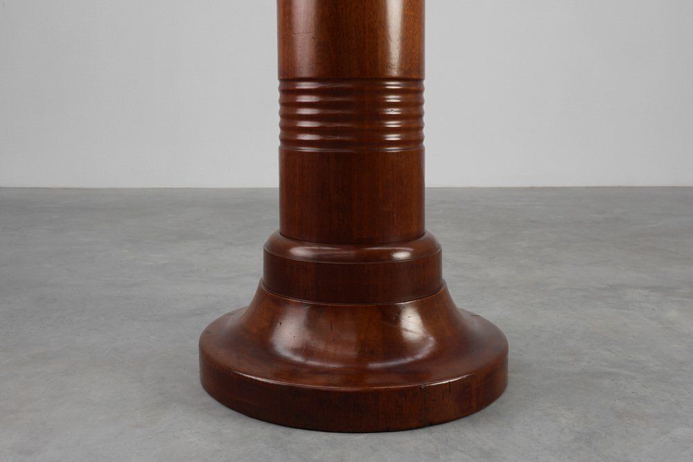 Art Deco Sculptural Wooden Pedestal, France, 1925 photo 3141.0